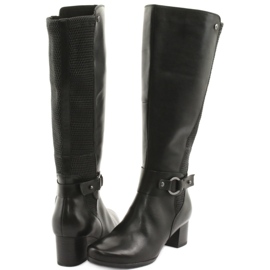 Caprice Boots stretch, largeur XL 25526 noir le noir 4
