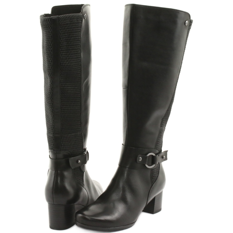 Caprice Boots stretch, largeur XL 25526 noir 4