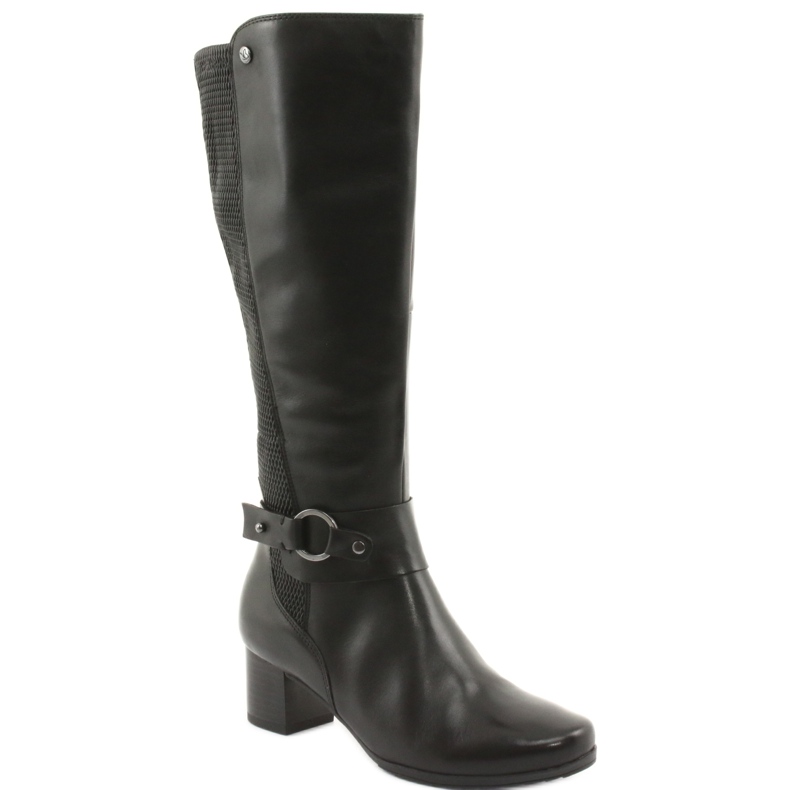 Caprice Boots stretch, largeur XL 25526 noir 1