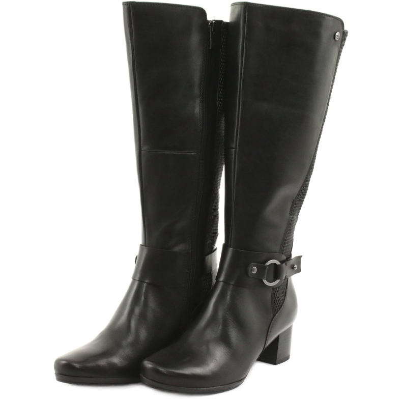 Caprice Boots stretch, largeur XL 25526 noir 3