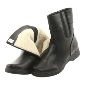 Atletico Bottes de coin isolées de fourrure noire le noir 3