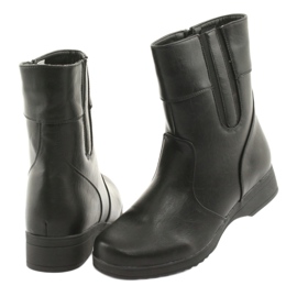 Atletico Bottes de coin isolées de fourrure noire le noir 4