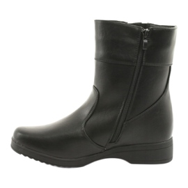 Atletico Bottes de coin isolées de fourrure noire le noir 2