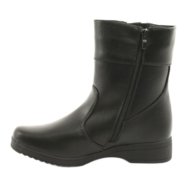Atletico Bottes de coin isolées de fourrure noire 2