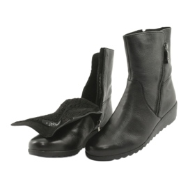 Caprice Bottes compensées le noir 4