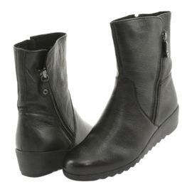 Caprice Bottes compensées le noir 5