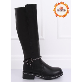 Bottes noires pour femmes 0-263 Noir 1