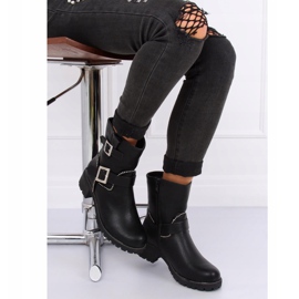 Bottes militaires noires A-339 Noir le noir 2