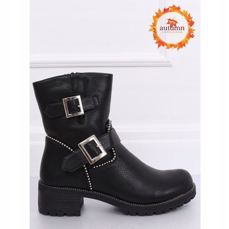 Bottes militaires noires A-339 Noir le noir 1