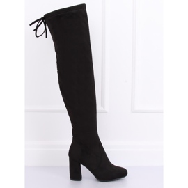 Bottines noires à talons PE239P Noir 2