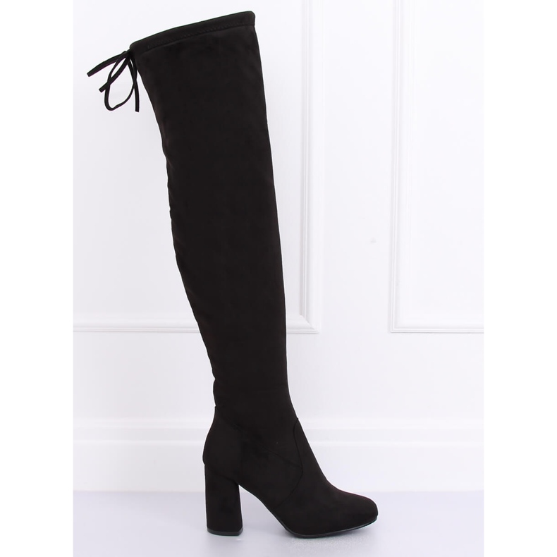 Bottines noires à talons PE239P Noir le noir 2