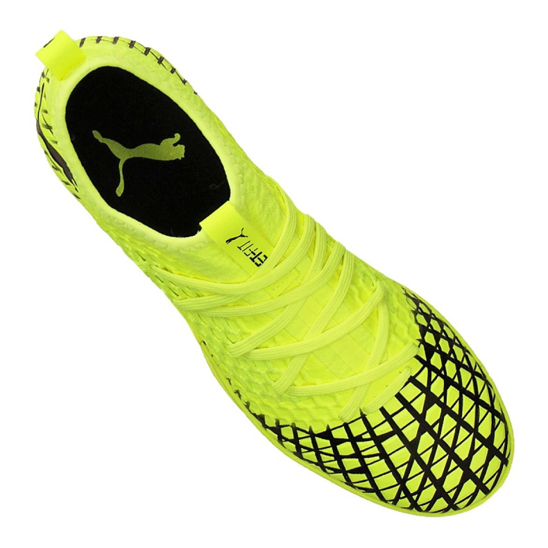 Chaussures de foot Puma Future 4.3 Netfit It M 105686-03 jaune jaune 1