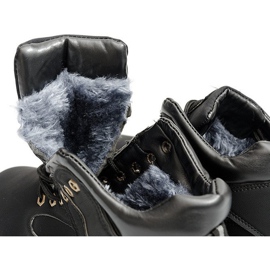 Bottes Chaudes A-8 Noir avec Fourrure le noir 2