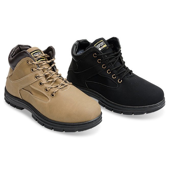 Bottes Chaudes A-8 Noir avec Fourrure le noir 1