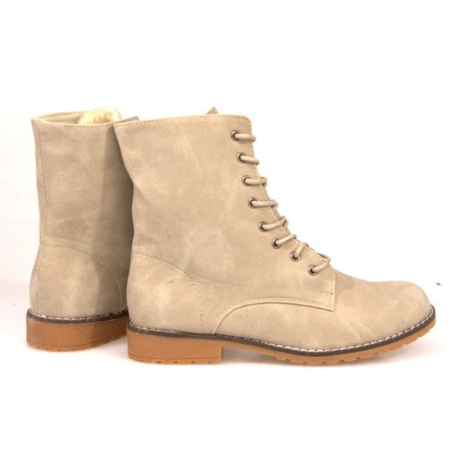 Bottes chaudes Militaire Q99 Beige 2