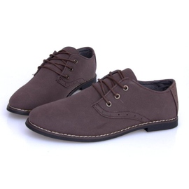 Chaussures basses Chaussons WH-42 Marron brun 1
