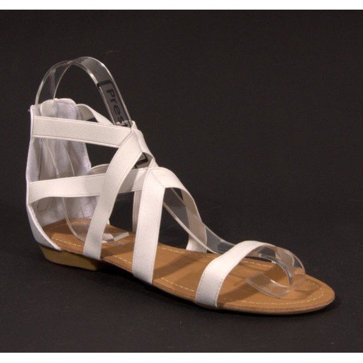 Sandales Romaines 5055 Blanc blanche 2 Sandales Romaines 5055 Blanc blanche 2