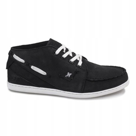 Baskets Hautes En Cuir MID1 Noir 1