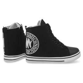 Baskets à la mode LT1608 Noir le noir 2