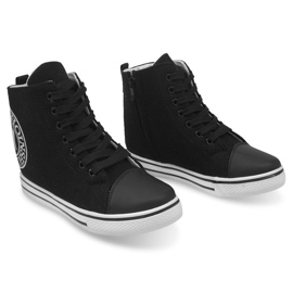 Baskets à la mode LT1608 Noir le noir 3