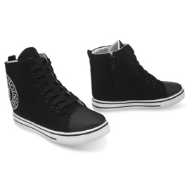 Baskets à la mode LT1608 Noir le noir 4