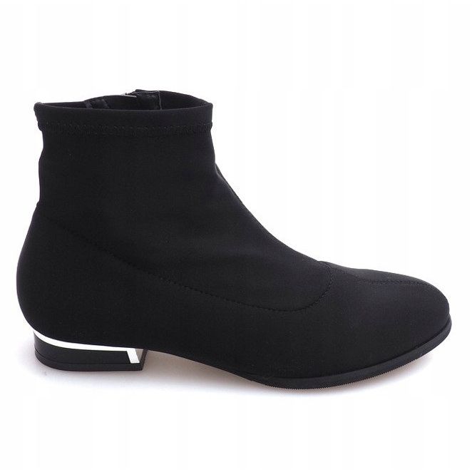 Bottes en matière élégante 26003 Noir le noir 2
