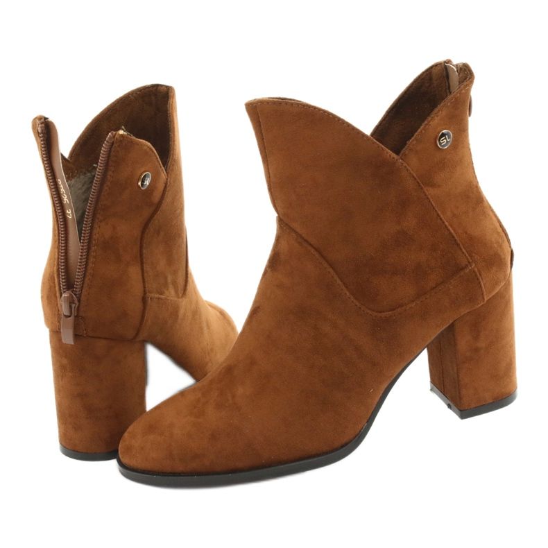 Bottines camel Sergio Leone 525 beige 5