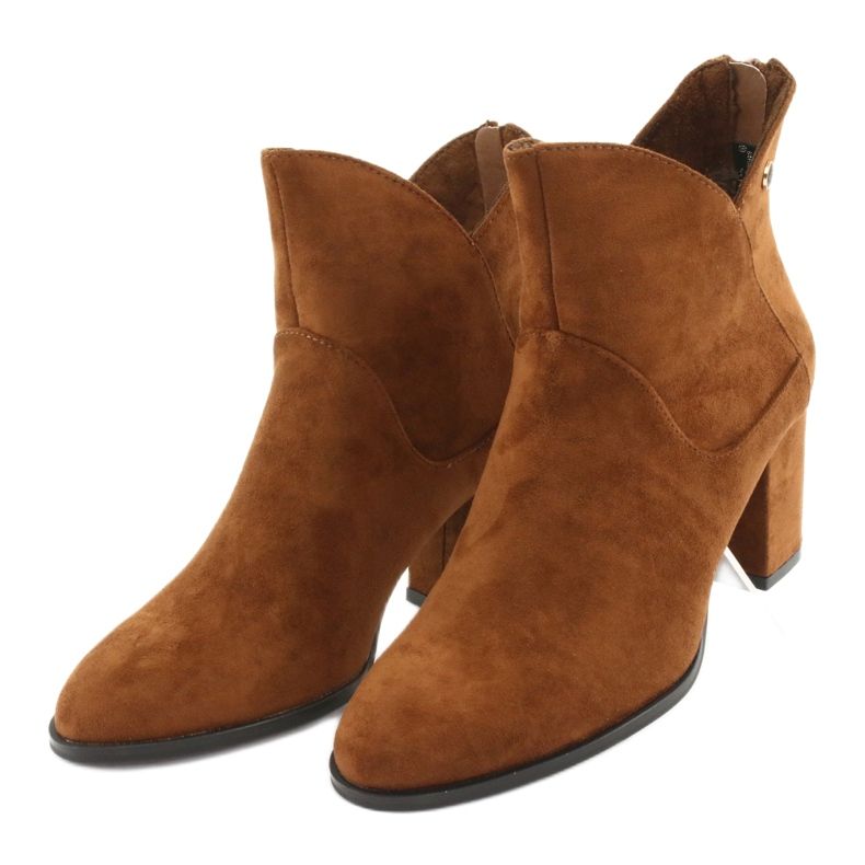 Bottines camel Sergio Leone 525 beige 3