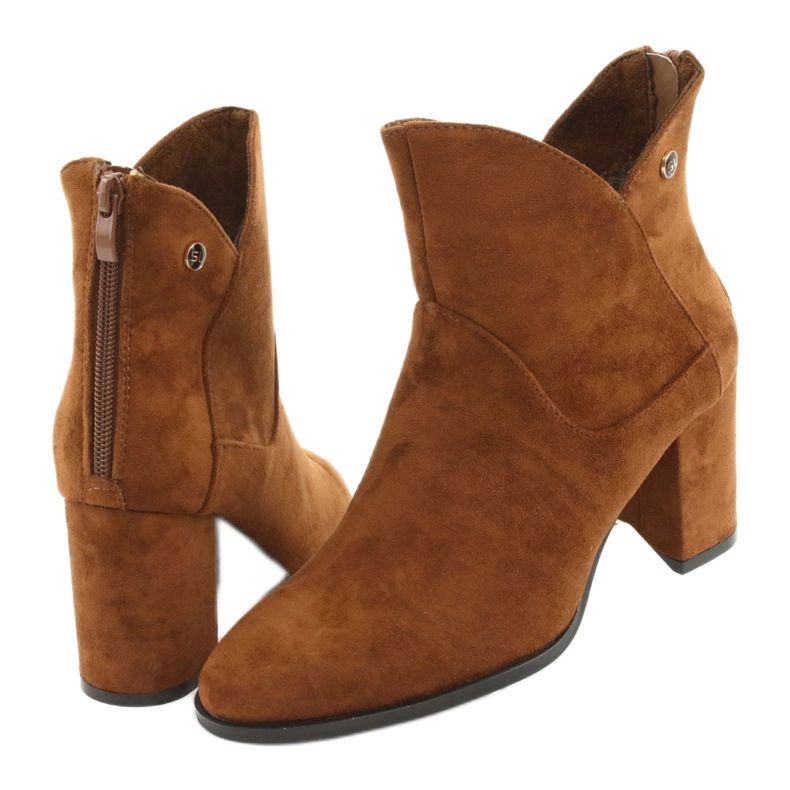 Bottines camel Sergio Leone 525 beige 4