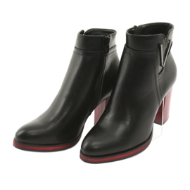 Bottes noires Sergio Leone 537 le noir rouge 3 Bottes noires Sergio Leone 537 le noir rouge 3
