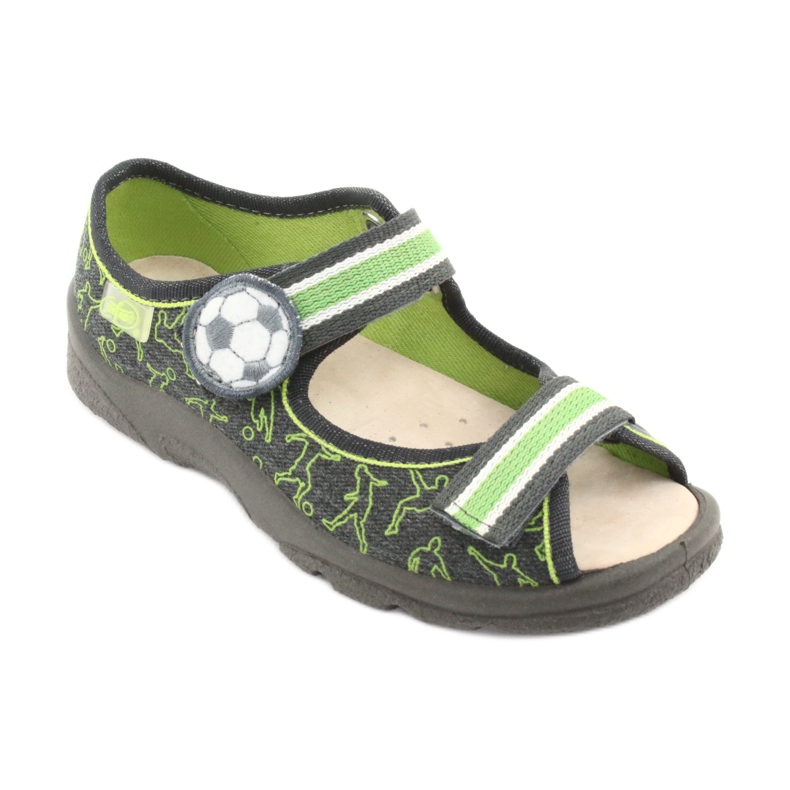 Chaussures enfant Befado 869x131 gris vert 1