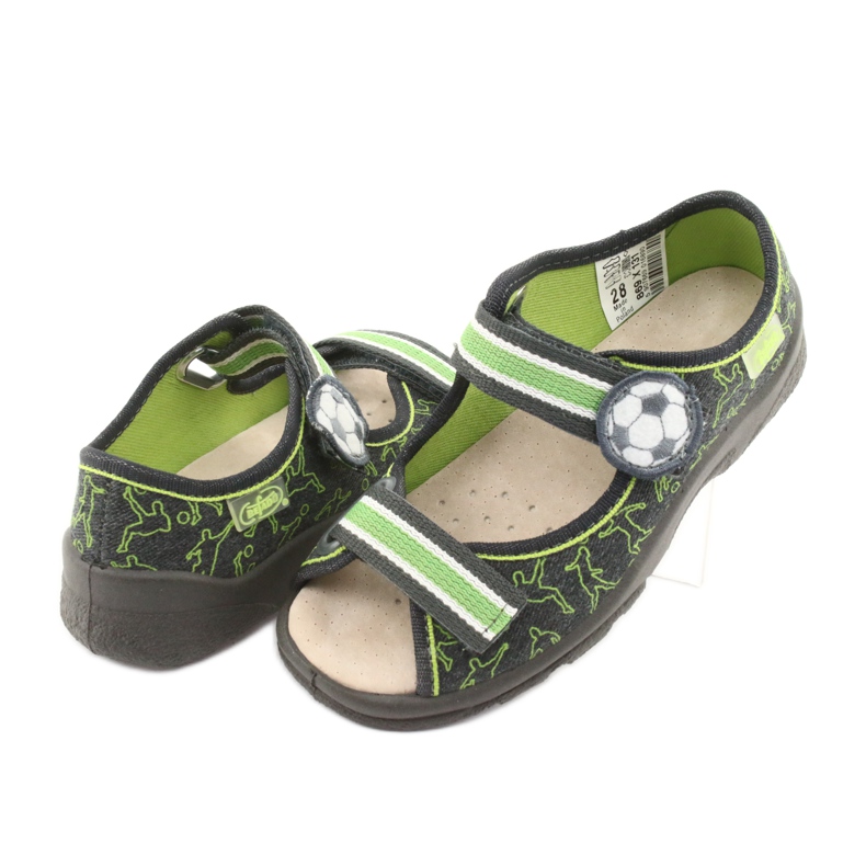 Chaussures enfant Befado 869x131 gris vert 3