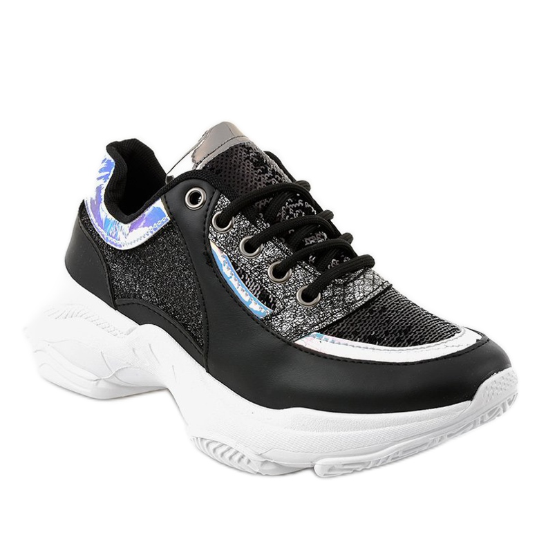 Chaussures de sport pour femmes noires W-3117 le noir 1