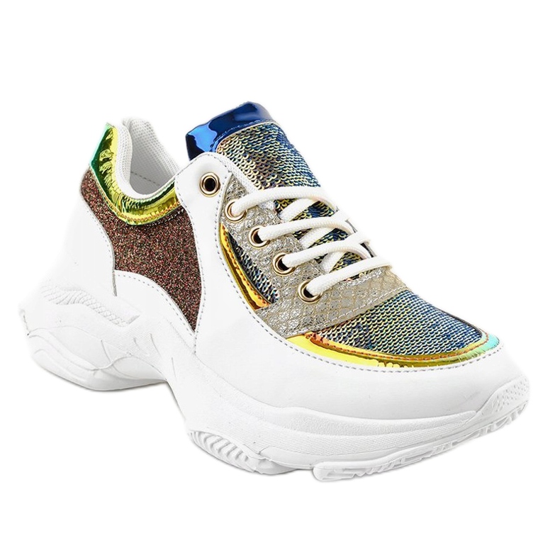 Chaussures de sport blanches pour femmes W-3117 multicolore 1 Chaussures de sport blanches pour femmes W-3117 multicolore 1