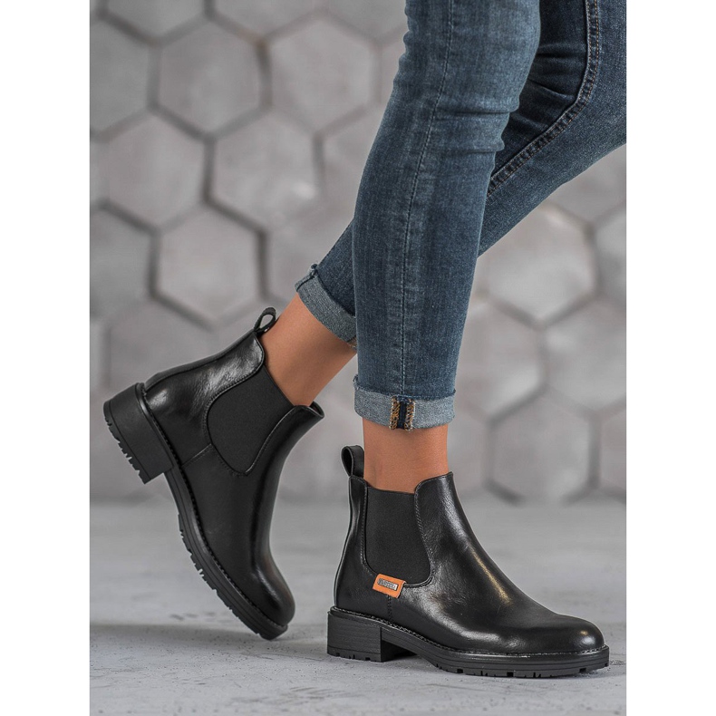 Bottines Chelsea noires de VINCEZA 1