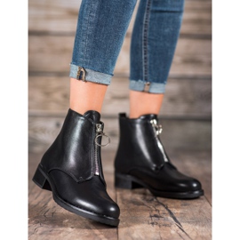Seastar Bottes avec fermeture éclair décorative le noir 3