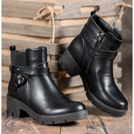 Super Me Bottes hautes sur la plate-forme noir 2