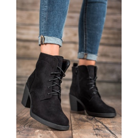 Nio Nio Bottes confortables à talons hauts noir 1