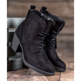 Nio Nio Bottes confortables à talons hauts noir 2