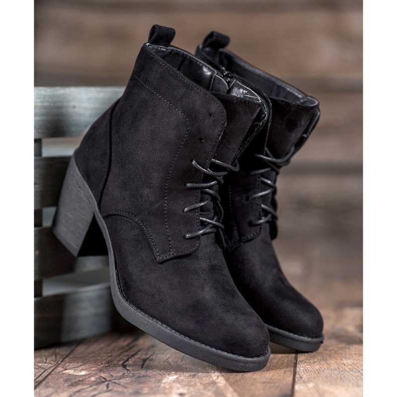 Nio Nio Bottes confortables à talons hauts noir 2