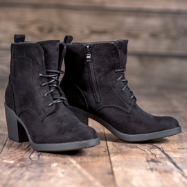 Nio Nio Bottes confortables à talons hauts le noir 3