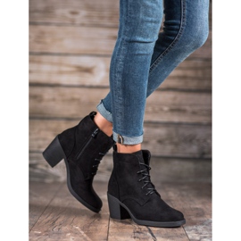 Nio Nio Bottes confortables à talons hauts le noir 4