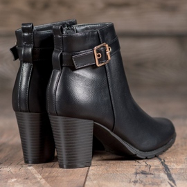 Abloom Bottes sur un poteau avec une boucle le noir 3
