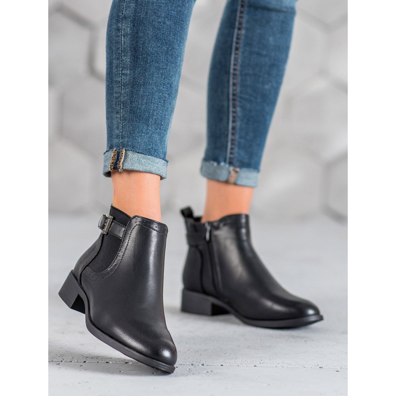 Anesia Paris Bottines femme noir 1