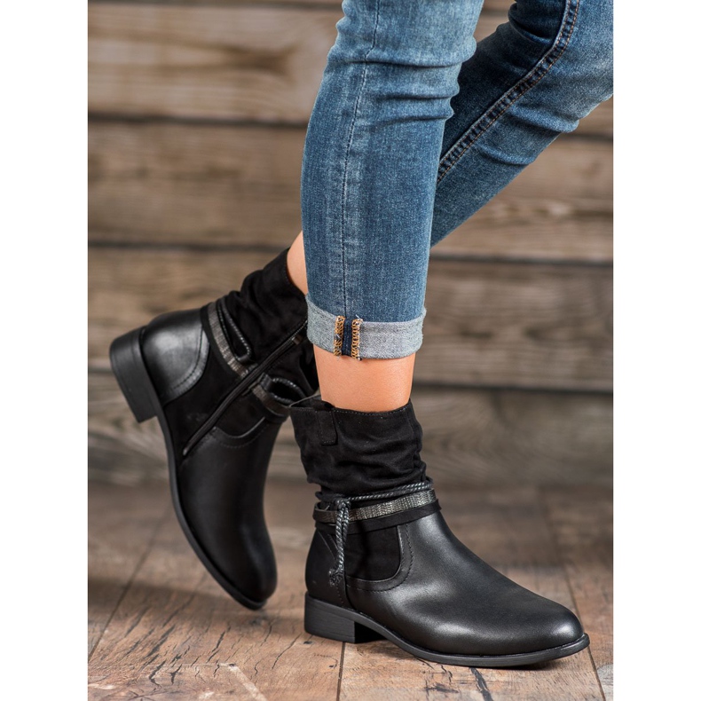 Anesia Paris Bottes hautes le noir 1