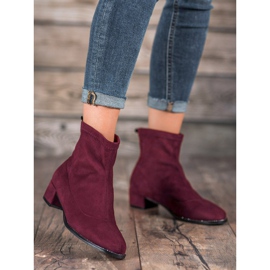 Sweet Shoes Bottes en daim élégantes violet 1