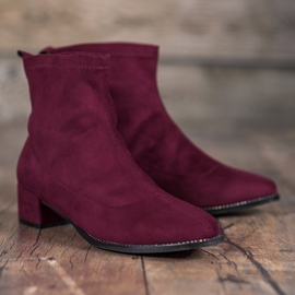 Sweet Shoes Bottes en daim élégantes violet 3