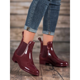 SHELOVET Galoches laquées rouge 1 SHELOVET Galoches laquées rouge 1