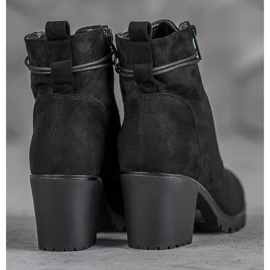 Super Me Bottes à lacets sur la plate-forme noir 1