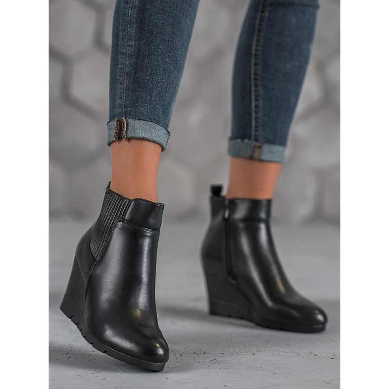 SHELOVET Bottes compensées rouge 1